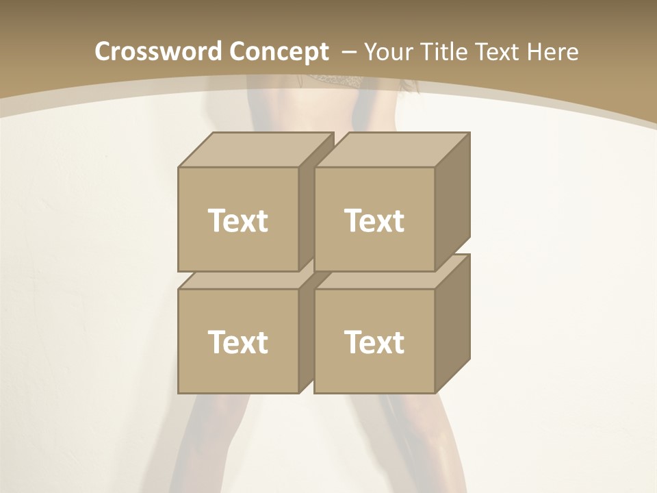 Woman Cute Face PowerPoint Template