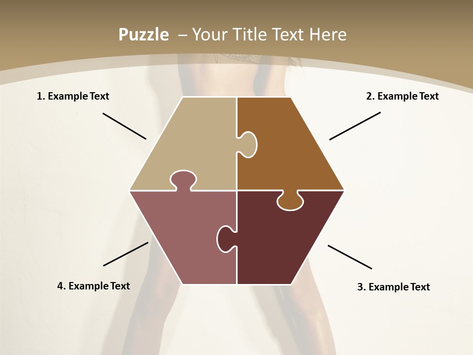 Woman Cute Face PowerPoint Template