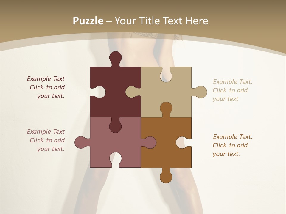 Woman Cute Face PowerPoint Template