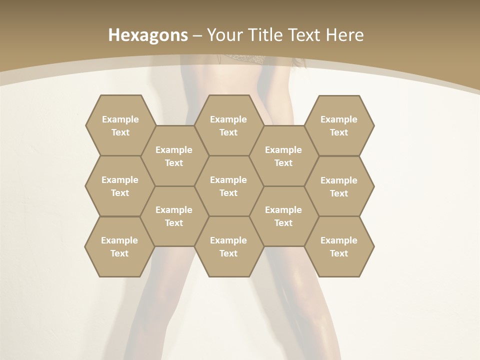 Woman Cute Face PowerPoint Template