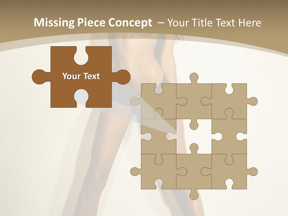 Woman Cute Face PowerPoint Template