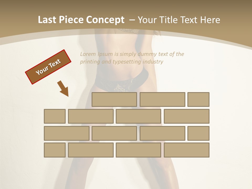 Woman Cute Face PowerPoint Template