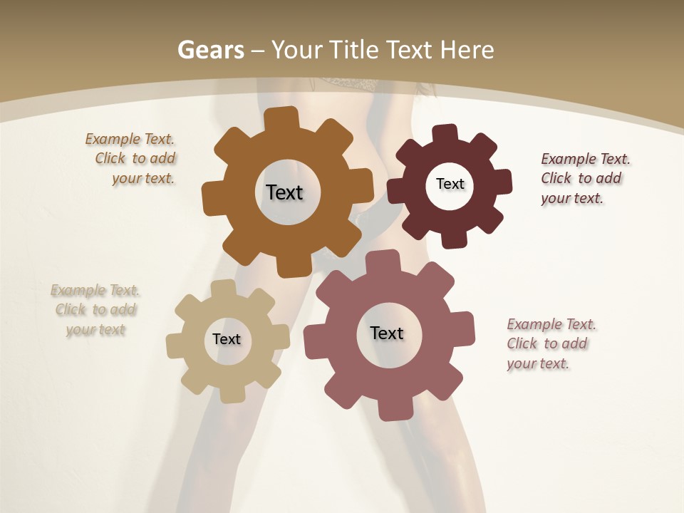 Woman Cute Face PowerPoint Template