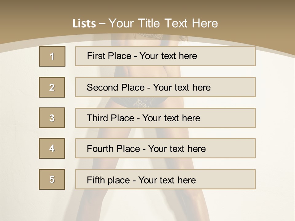 Woman Cute Face PowerPoint Template