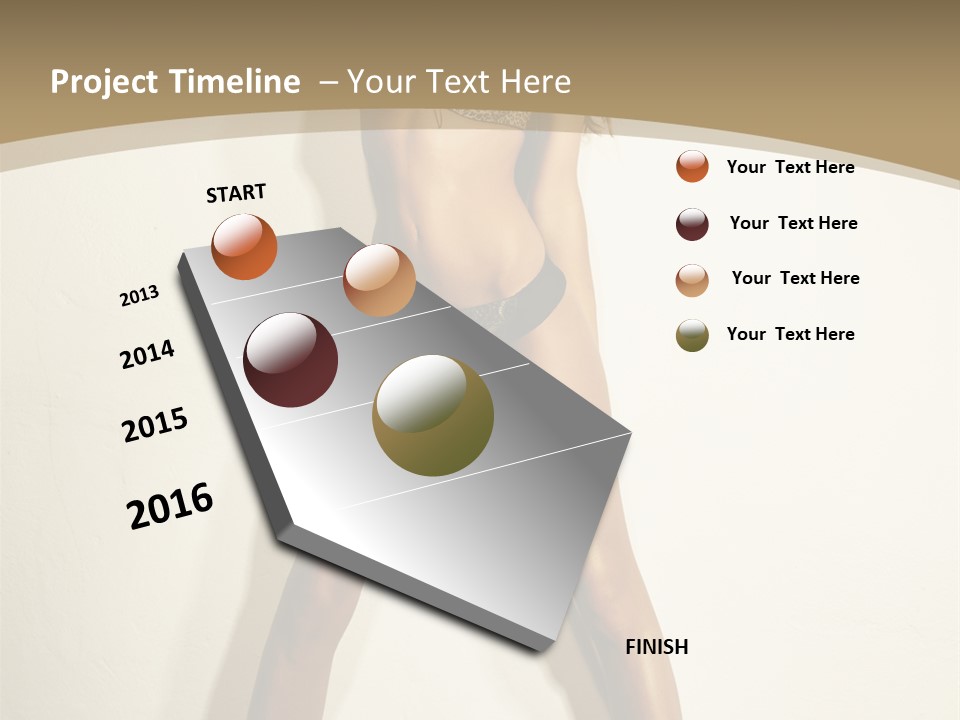 Woman Cute Face PowerPoint Template