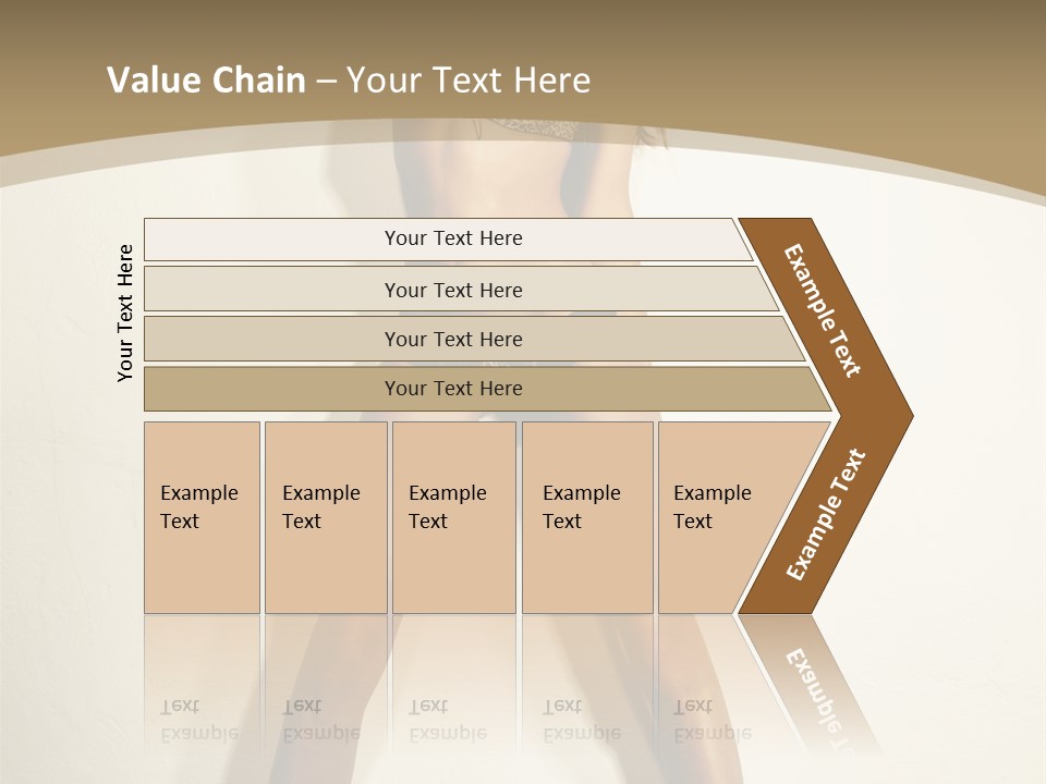 Woman Cute Face PowerPoint Template