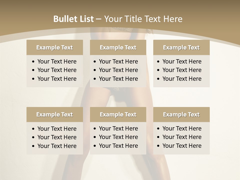 Woman Cute Face PowerPoint Template