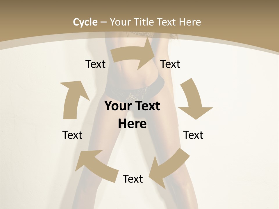 Woman Cute Face PowerPoint Template