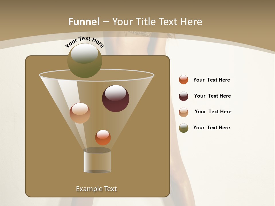 Woman Cute Face PowerPoint Template