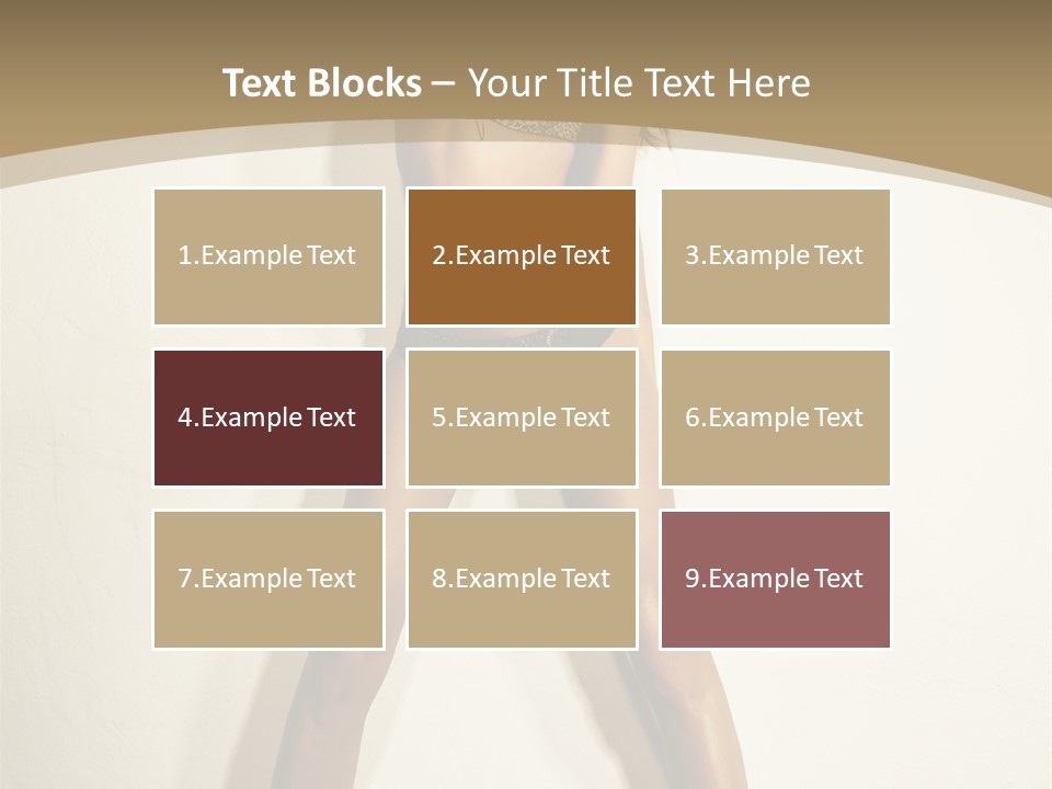 Woman Cute Face PowerPoint Template