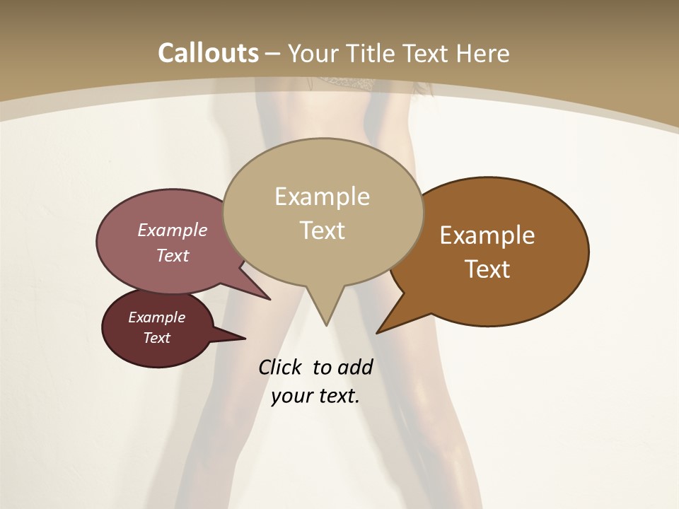 Woman Cute Face PowerPoint Template