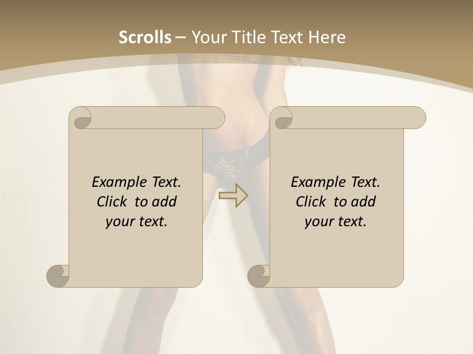 Woman Cute Face PowerPoint Template