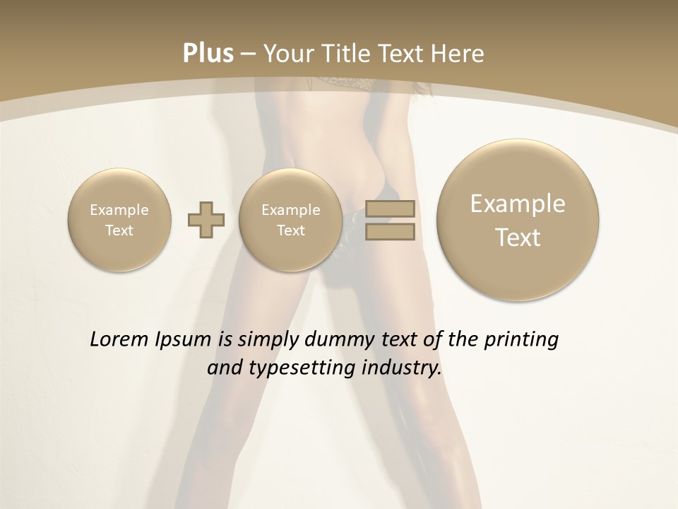 Woman Cute Face PowerPoint Template