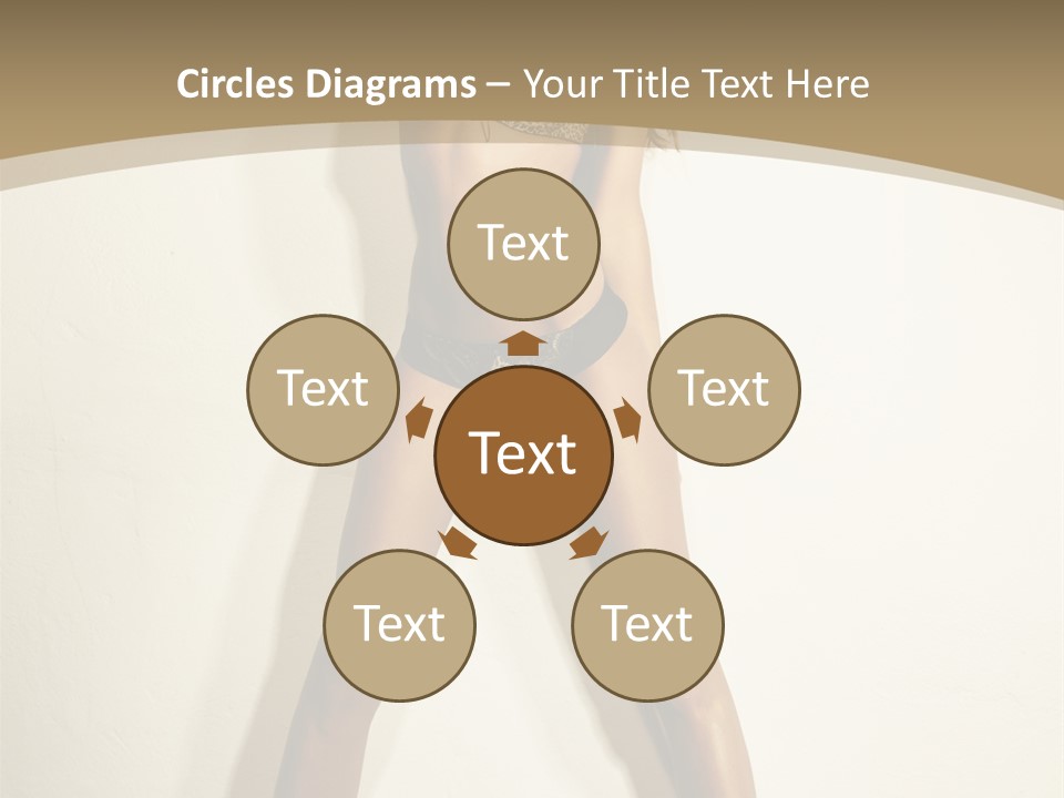 Woman Cute Face PowerPoint Template