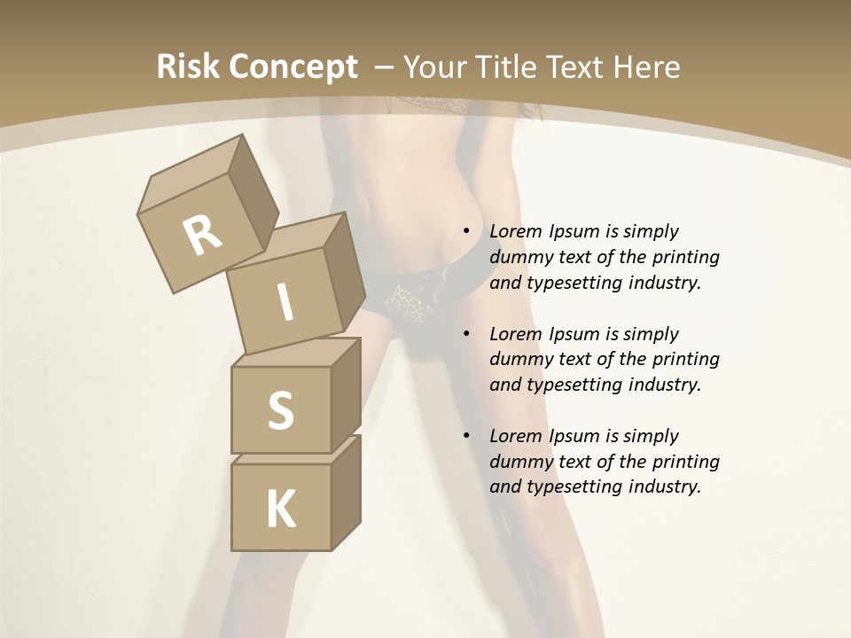 Woman Cute Face PowerPoint Template