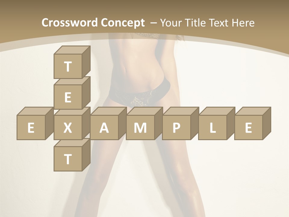 Woman Cute Face PowerPoint Template