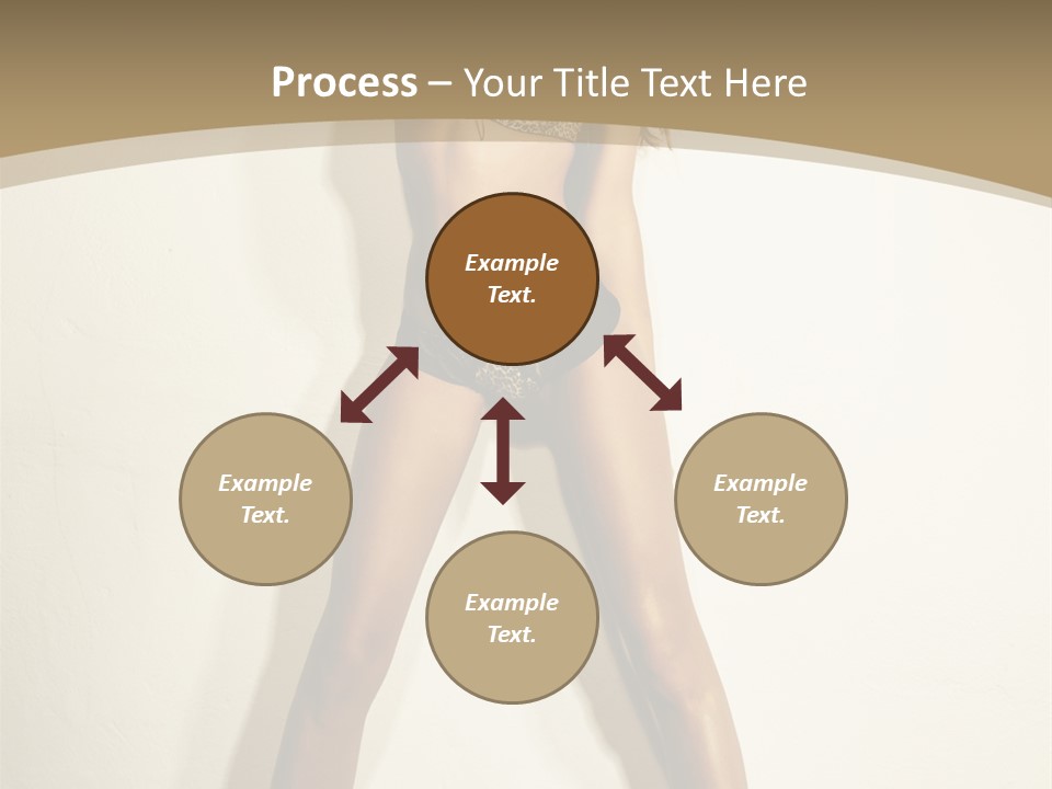 Woman Cute Face PowerPoint Template