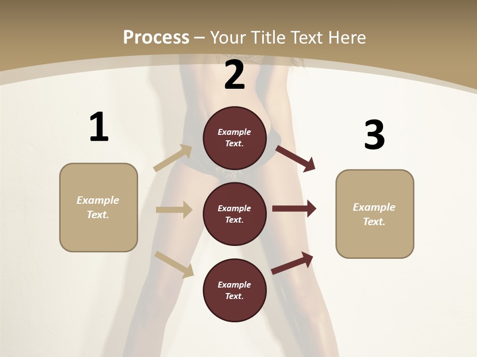 Woman Cute Face PowerPoint Template