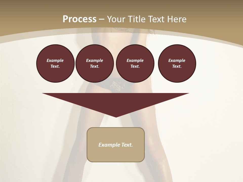 Woman Cute Face PowerPoint Template