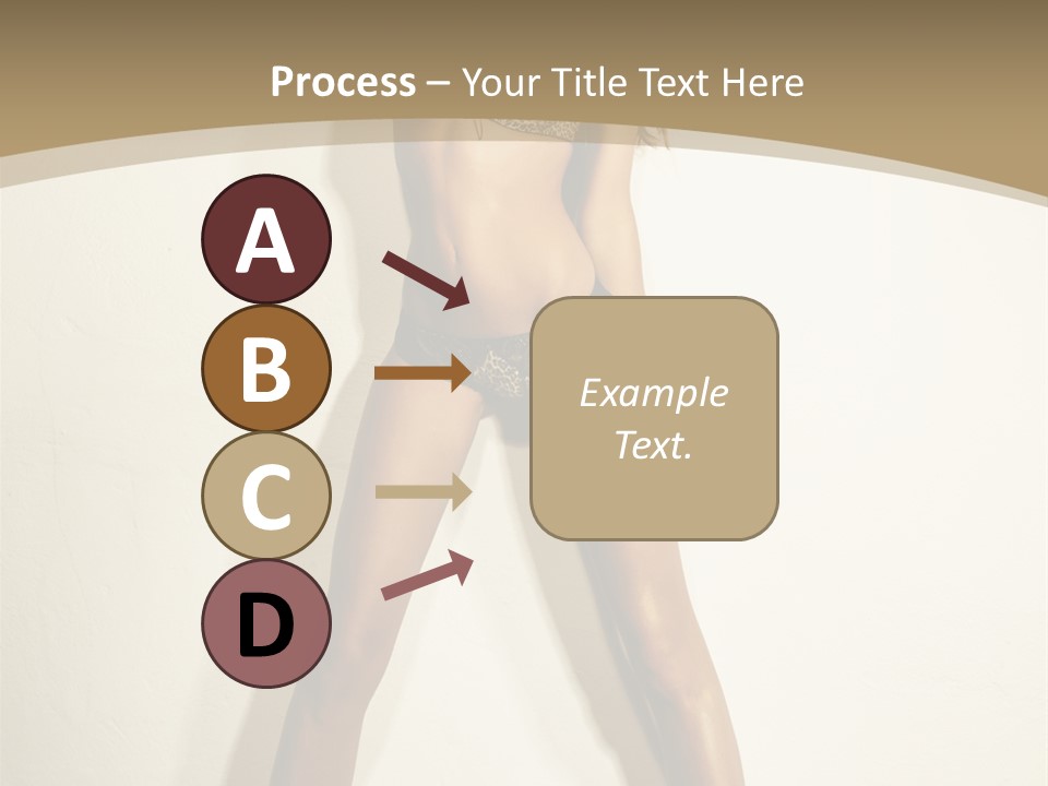 Woman Cute Face PowerPoint Template