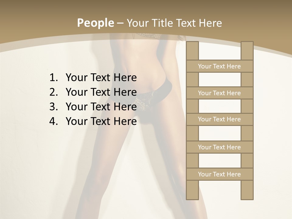 Woman Cute Face PowerPoint Template