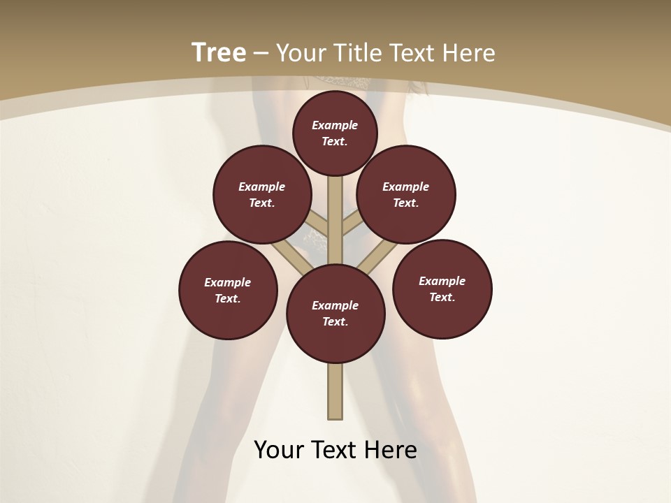 Woman Cute Face PowerPoint Template