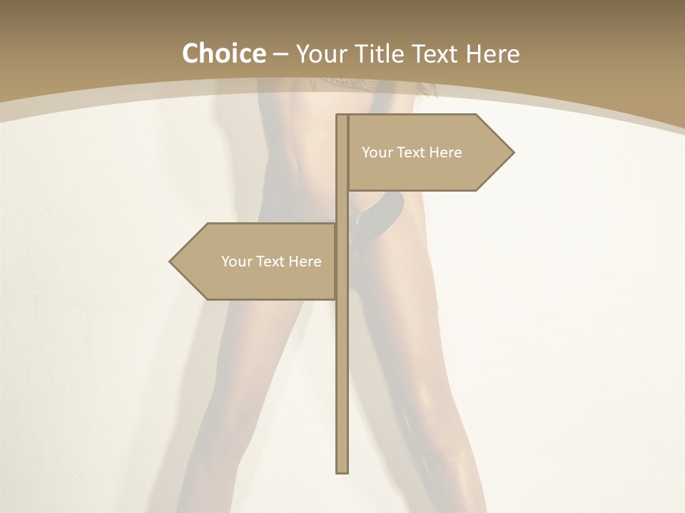 Woman Cute Face PowerPoint Template