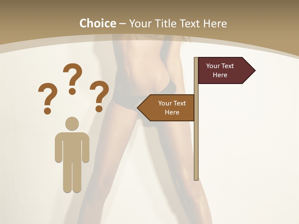 Woman Cute Face PowerPoint Template