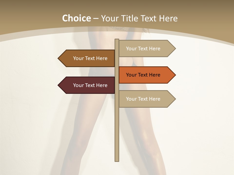 Woman Cute Face PowerPoint Template