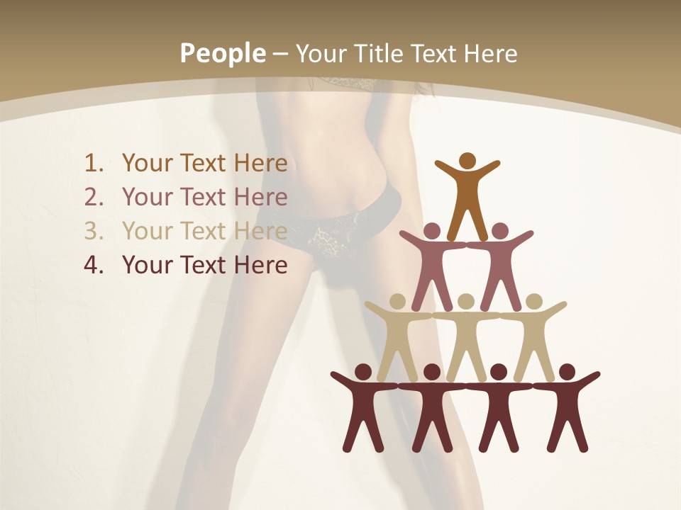 Woman Cute Face PowerPoint Template