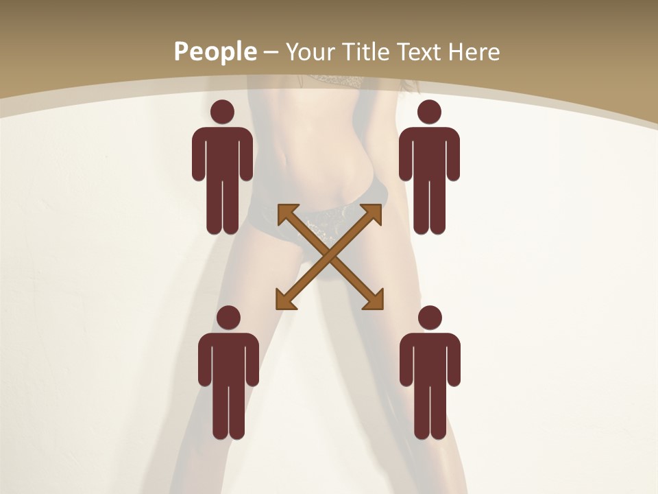 Woman Cute Face PowerPoint Template