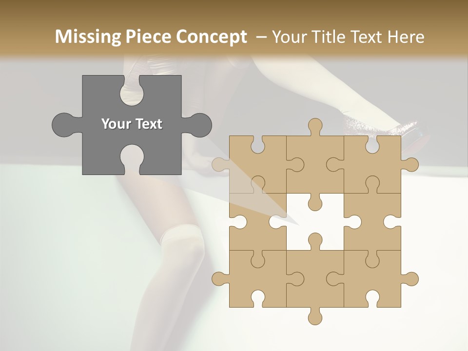 Hand Legs Elegant PowerPoint Template