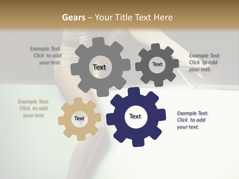 Hand Legs Elegant PowerPoint Template