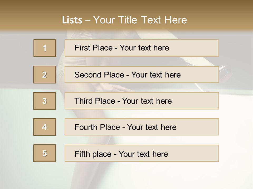Hand Legs Elegant PowerPoint Template