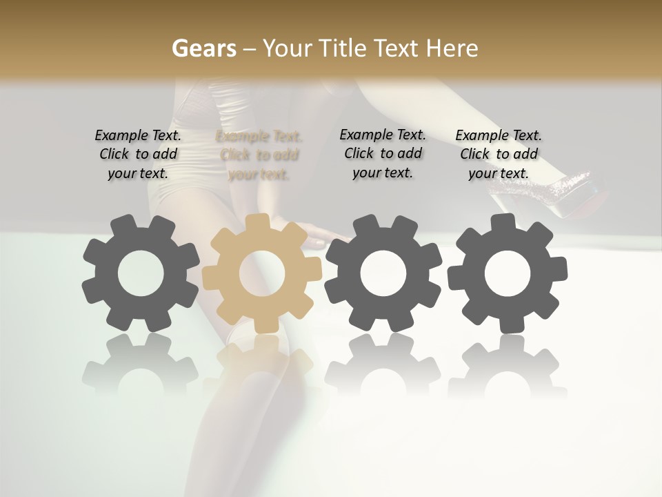 Hand Legs Elegant PowerPoint Template