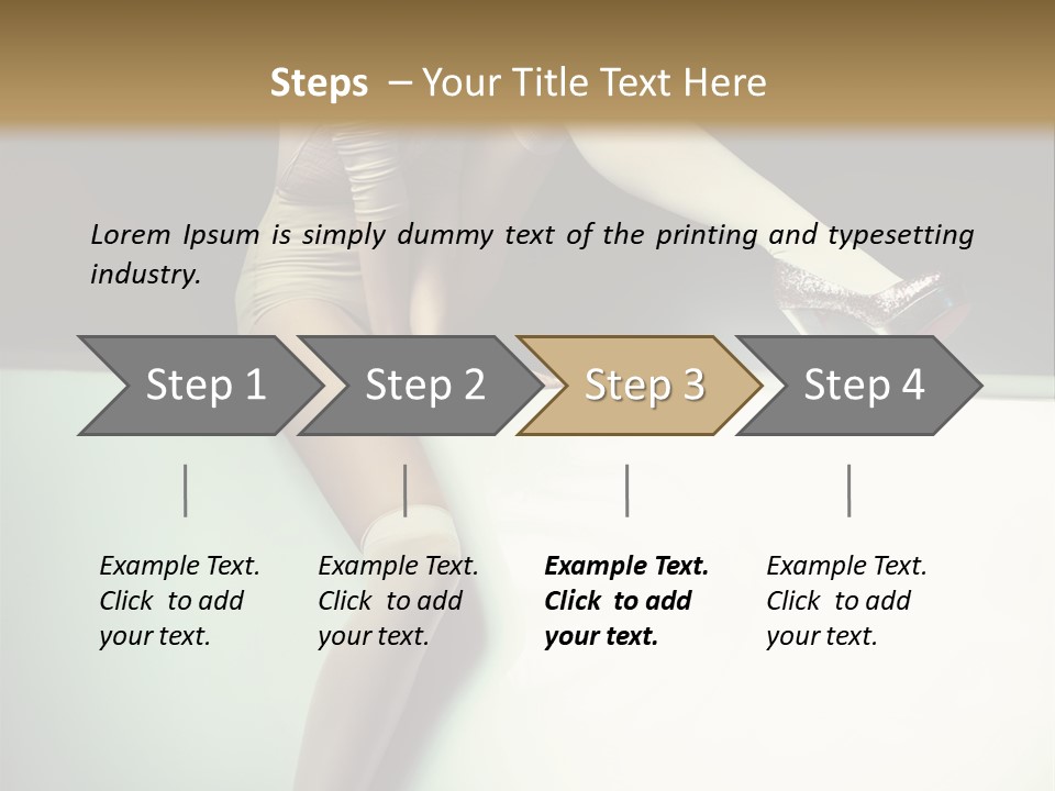 Hand Legs Elegant PowerPoint Template