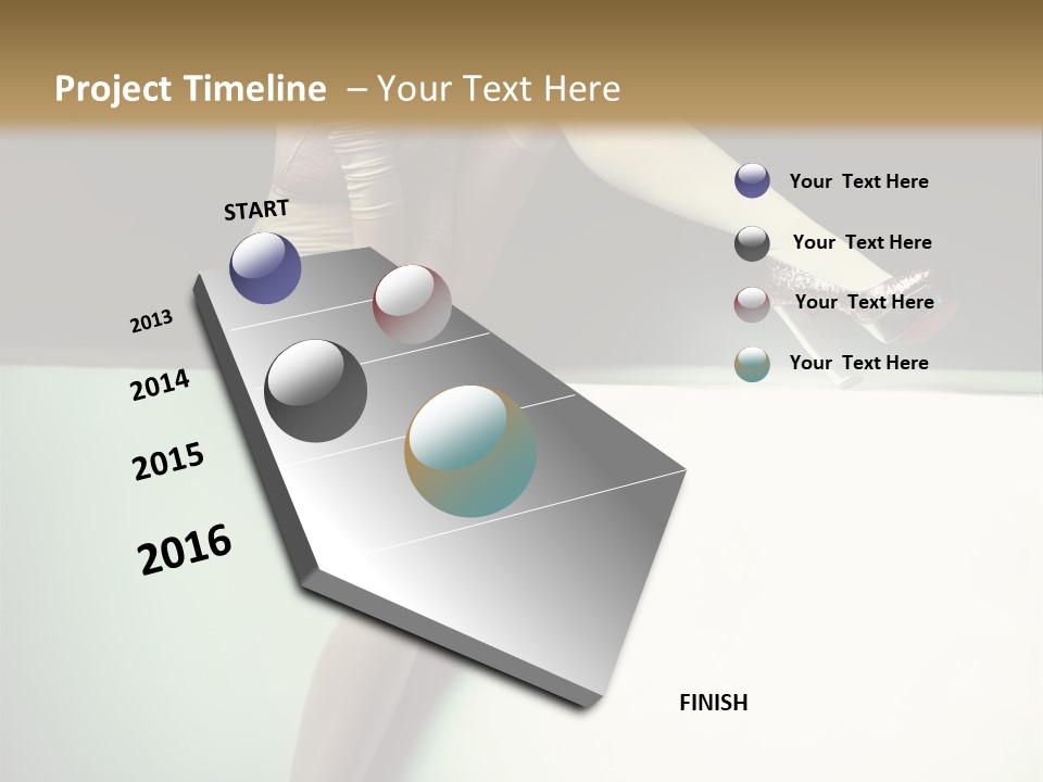 Hand Legs Elegant PowerPoint Template