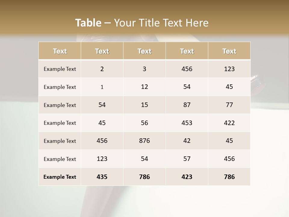 Hand Legs Elegant PowerPoint Template