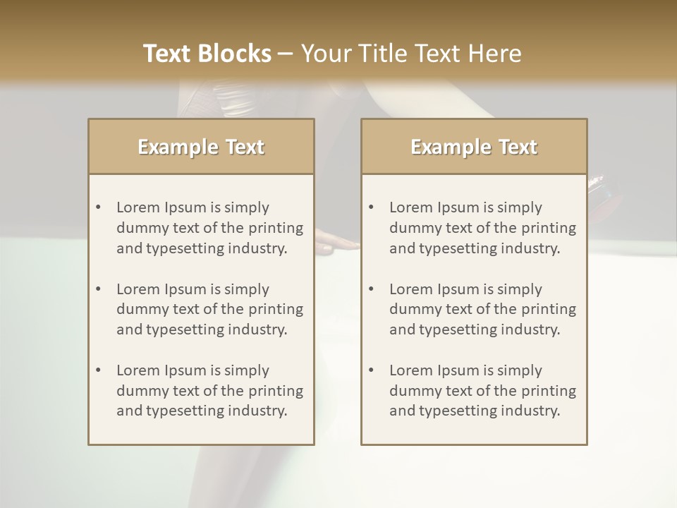 Hand Legs Elegant PowerPoint Template