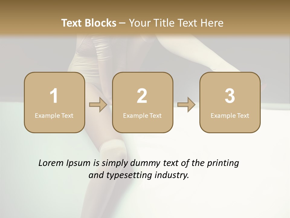 Hand Legs Elegant PowerPoint Template