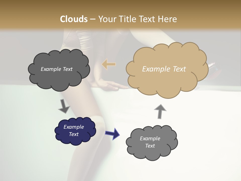 Hand Legs Elegant PowerPoint Template