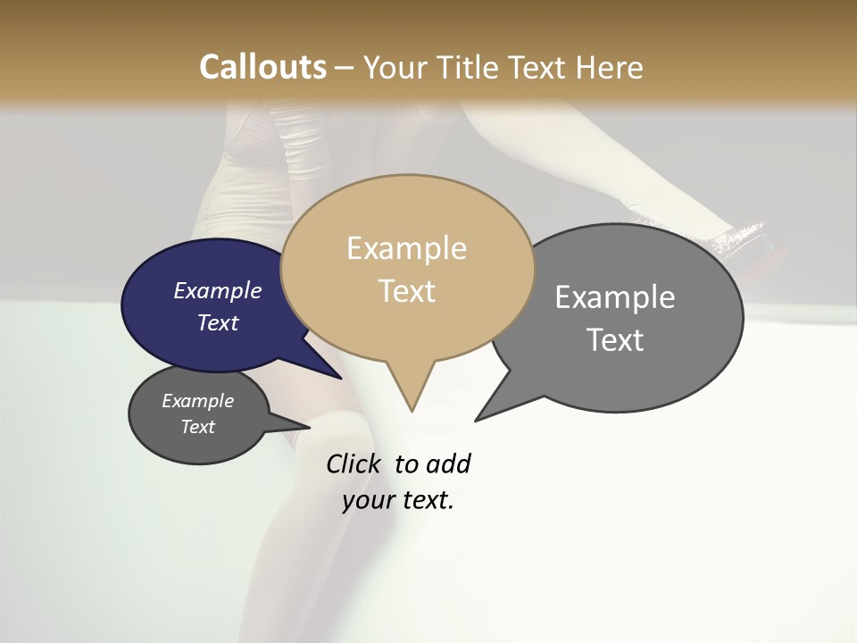 Hand Legs Elegant PowerPoint Template