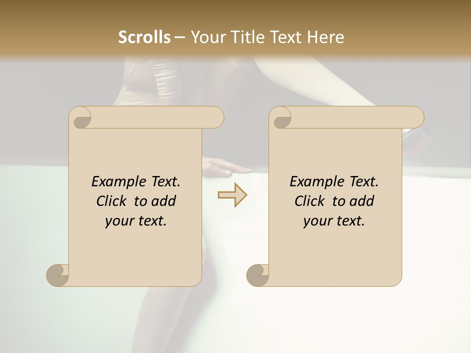 Hand Legs Elegant PowerPoint Template