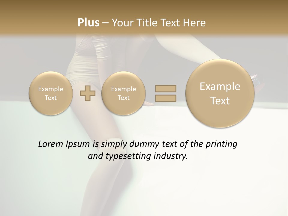 Hand Legs Elegant PowerPoint Template