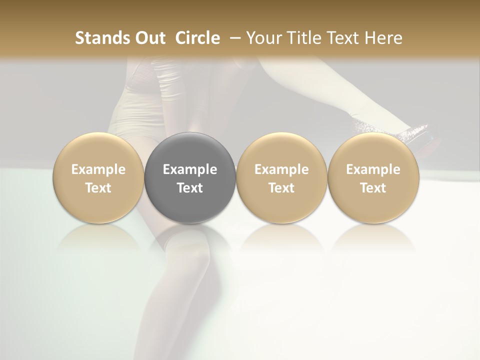 Hand Legs Elegant PowerPoint Template
