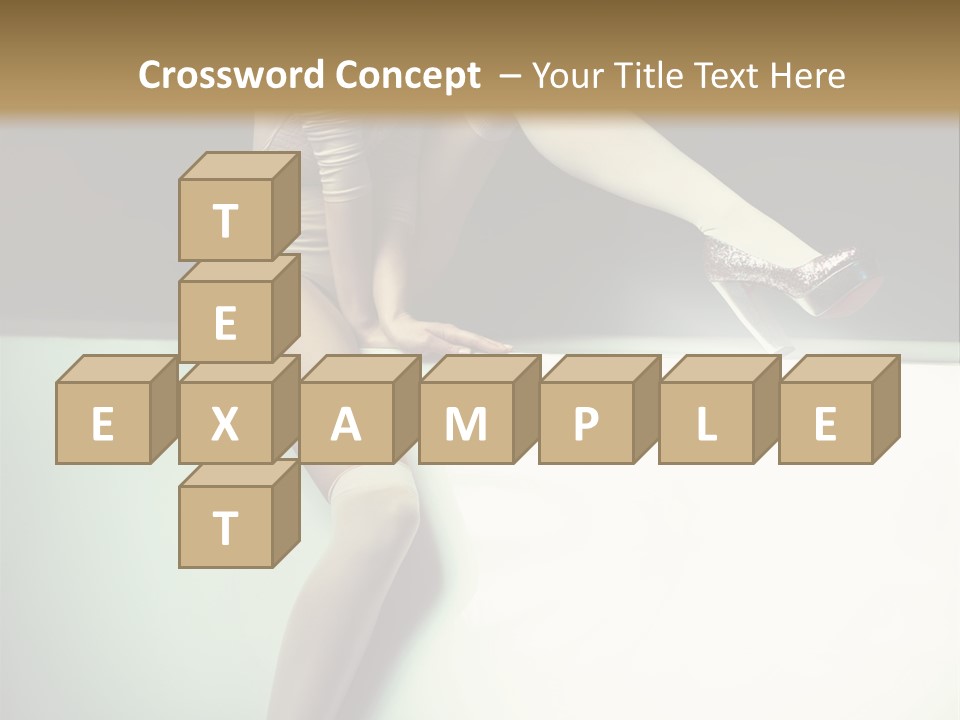 Hand Legs Elegant PowerPoint Template