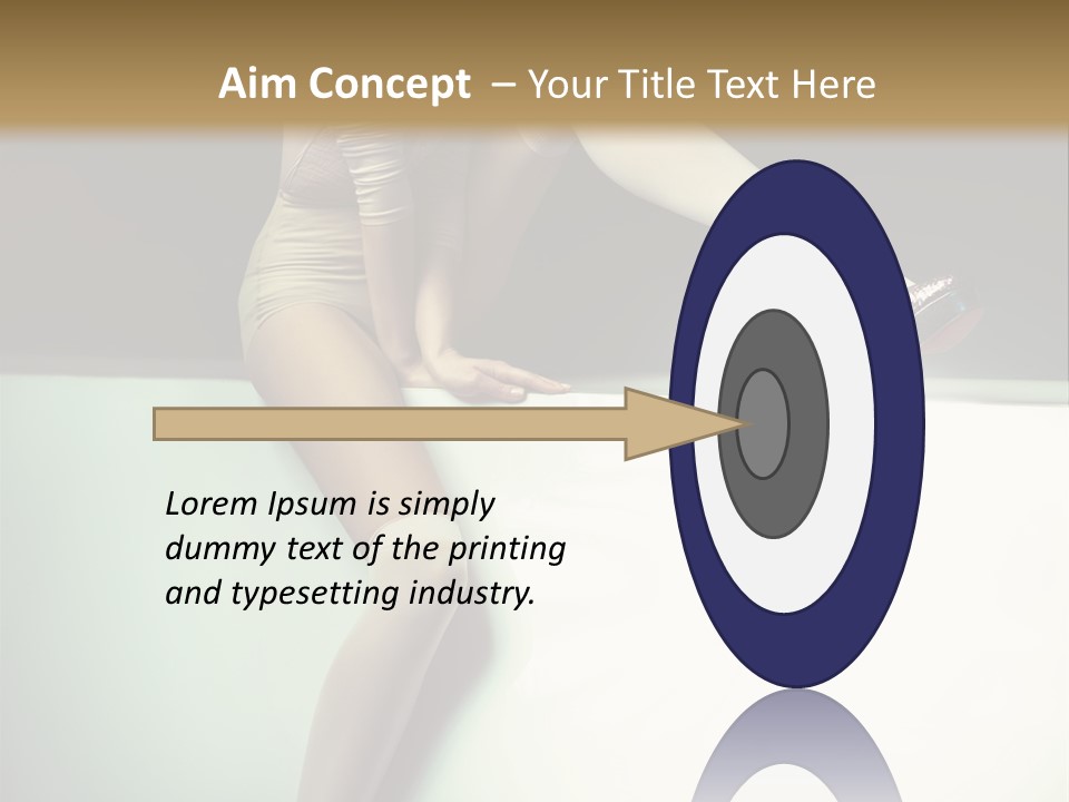 Hand Legs Elegant PowerPoint Template