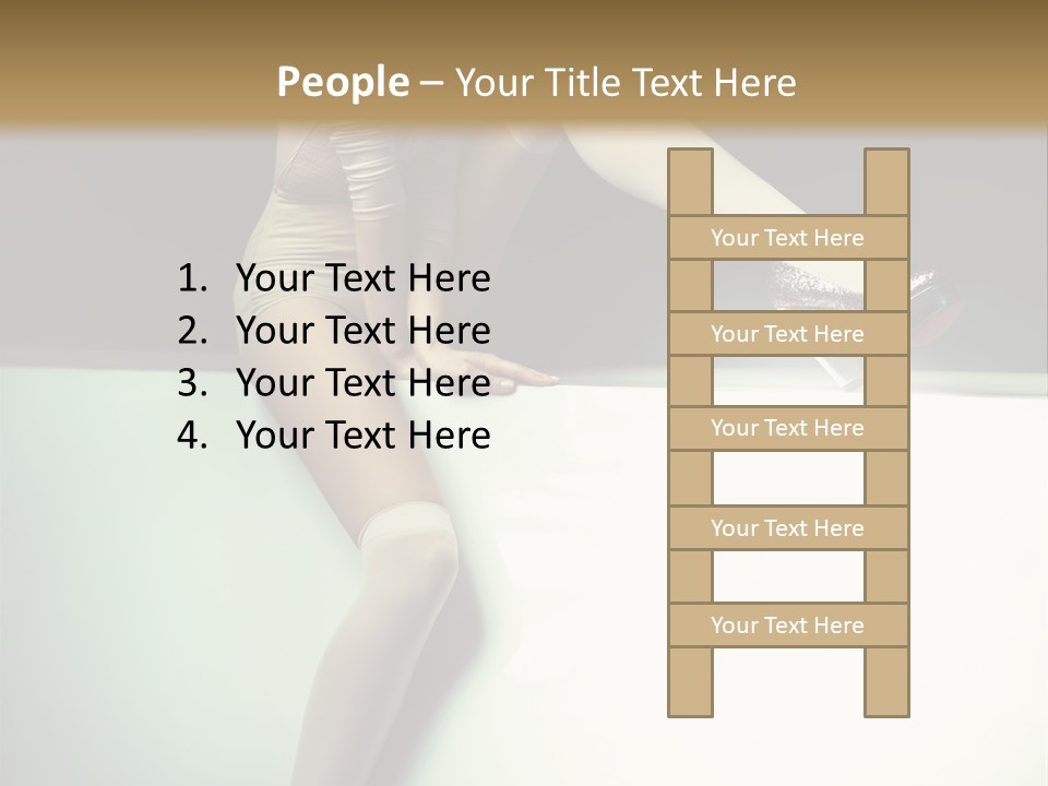 Hand Legs Elegant PowerPoint Template