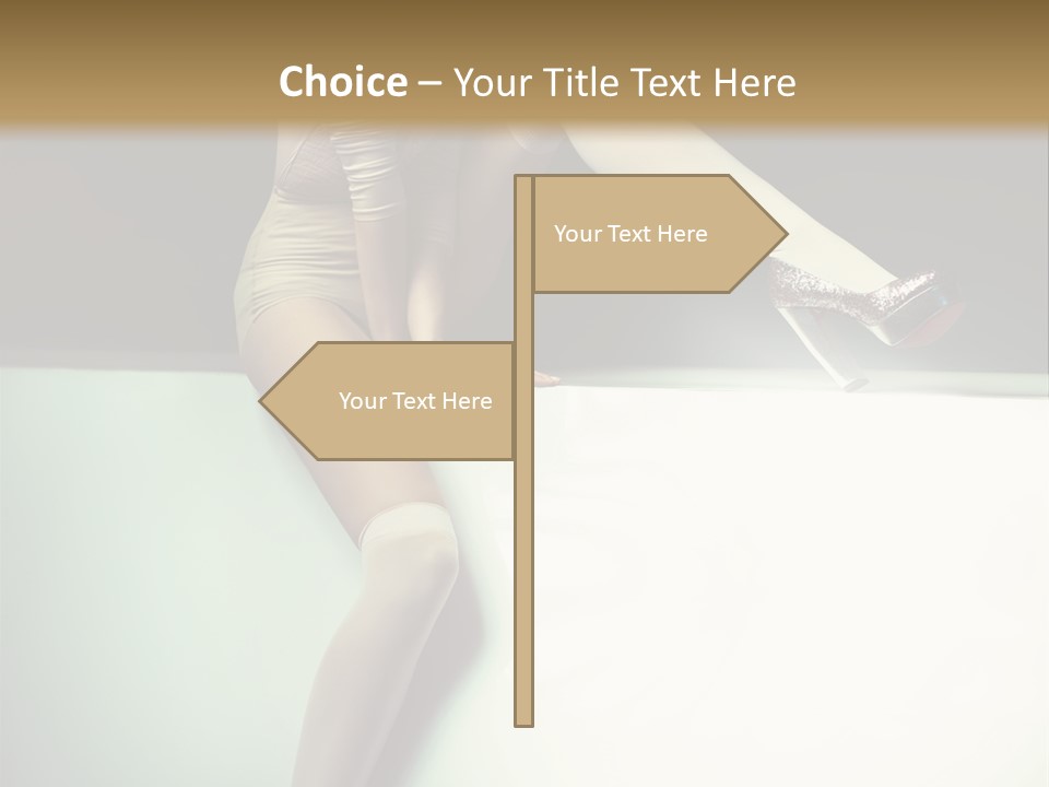 Hand Legs Elegant PowerPoint Template