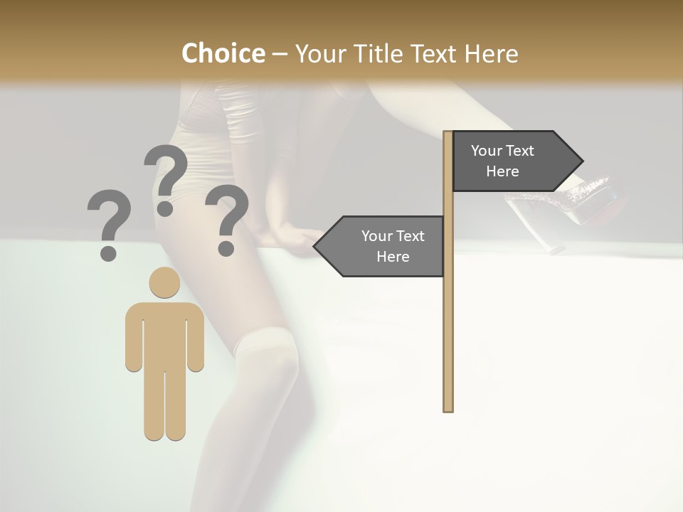 Hand Legs Elegant PowerPoint Template